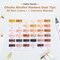 Ohuhu Oahu Skin Tone Alcohol Markers - 36 Portrait Colors - Fine & Chisel - Dual Tips Art Markers